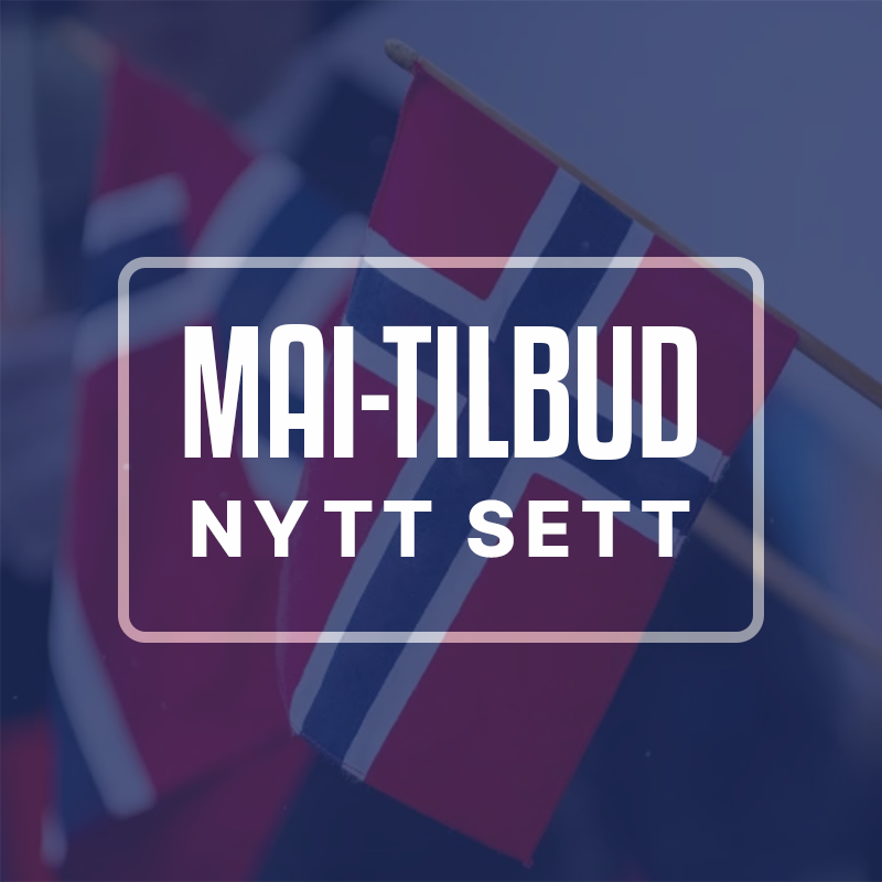 Mai-tilbud Nytt sett