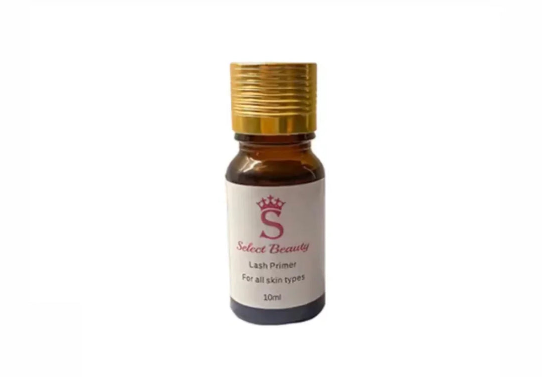 Select Beauty vippesminkprimer i 10 ml flaske med gulllokk, egnet for alle hudtyper